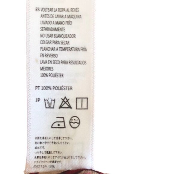 Amuse Society Lets Flounce Woven Top Large Floral Red Pink Summer - Picture 7 of 8